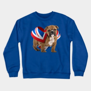 English Bulldog Puppy Crewneck Sweatshirt